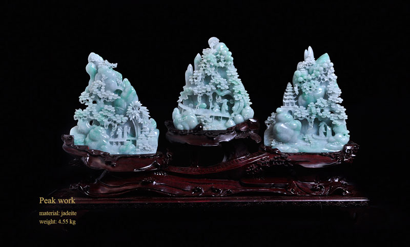 Chinese Master of Arts and Crafts  Wu Yuanquan  Jade Carving