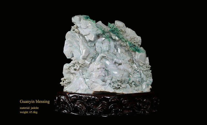 Chinese Master of Arts and Crafts  Wu Yuanquan  Jade Carving