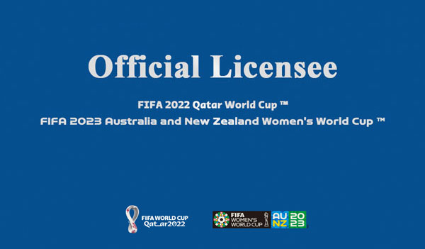 Our company has officially become the official licensee of FIFA World Cups in Greater China.